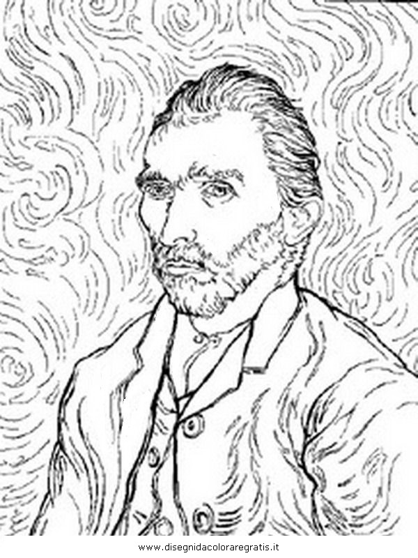Il ritratto d 39 autore classe 4a maestramarta for Girasoli di van gogh da colorare