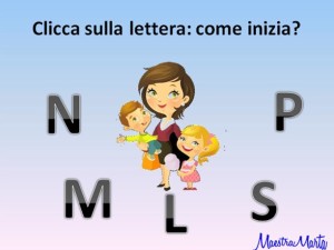 Classe 1a Giochi Interattivi Per Letterine Sillabe E Parole Bisillabe Maestramarta